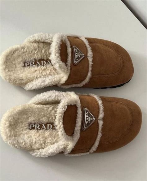 prada ugg slippers|prada slippers women.